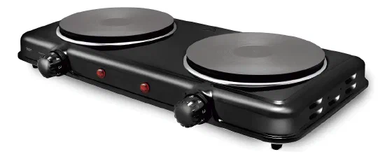 Fogão Cooktop Elétrico Elgin 2 Bocas 2000w Preto