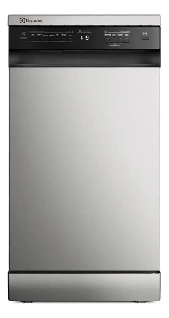Lava-louça Electrolux 10 Serviços Inox Lava E Seca 50' Ls10e Prateado