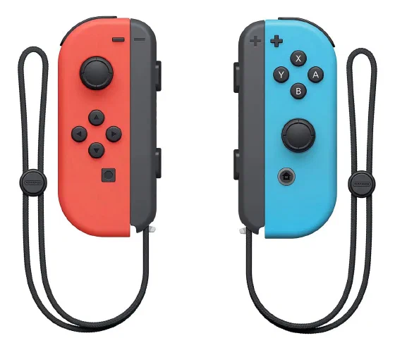 Controle Sem Fio Nintendo Switch Joy-Con LED RGB Vermelho/Azul Bluetooth